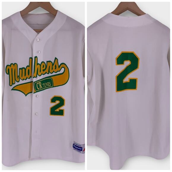 Toledo MUD HENS Jersey White Majestic Men's XL-XXL Baseball MLB Minor League - Picture 1 of 12